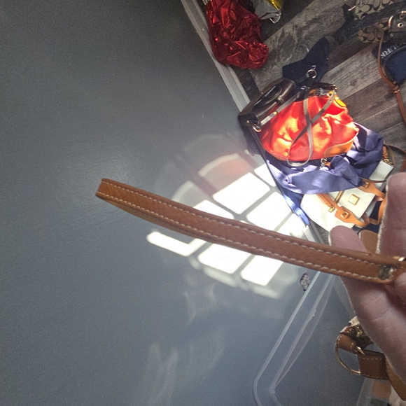 Dooney & Bourke Tan and Brown Shoulder Bag - Picture 10 of 12